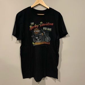 Harley-Davidson Shirts - Harley Davidson Motorcycles FXWG Biker T-Shirt Harley-Davidson Shirts - Harley Davidson Motorcycles FXWG Biker T-Shirt